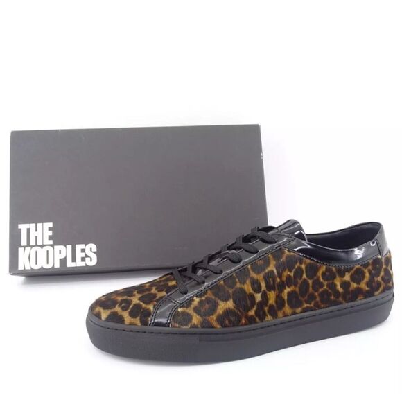 The Kooples Leopard Print Lace up Leather/Calf hair
Shoes(Size 38/7) - Picture 1 of 7